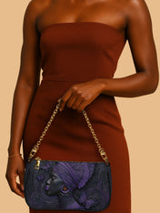 Midnight Crown Classic Zip Pochette QR0XD249