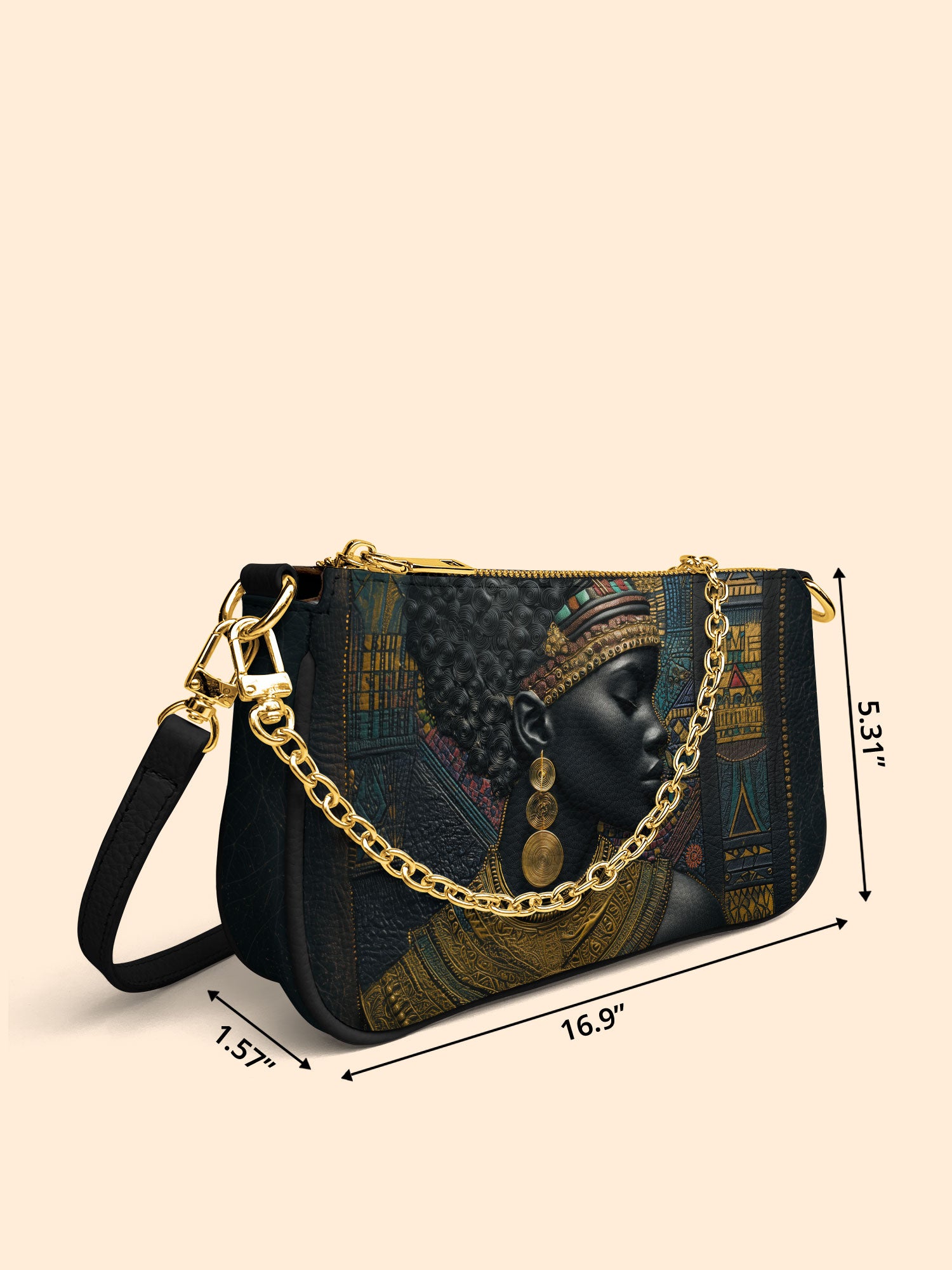 Rooted Grace Classic Zip Pochette QR0XD248