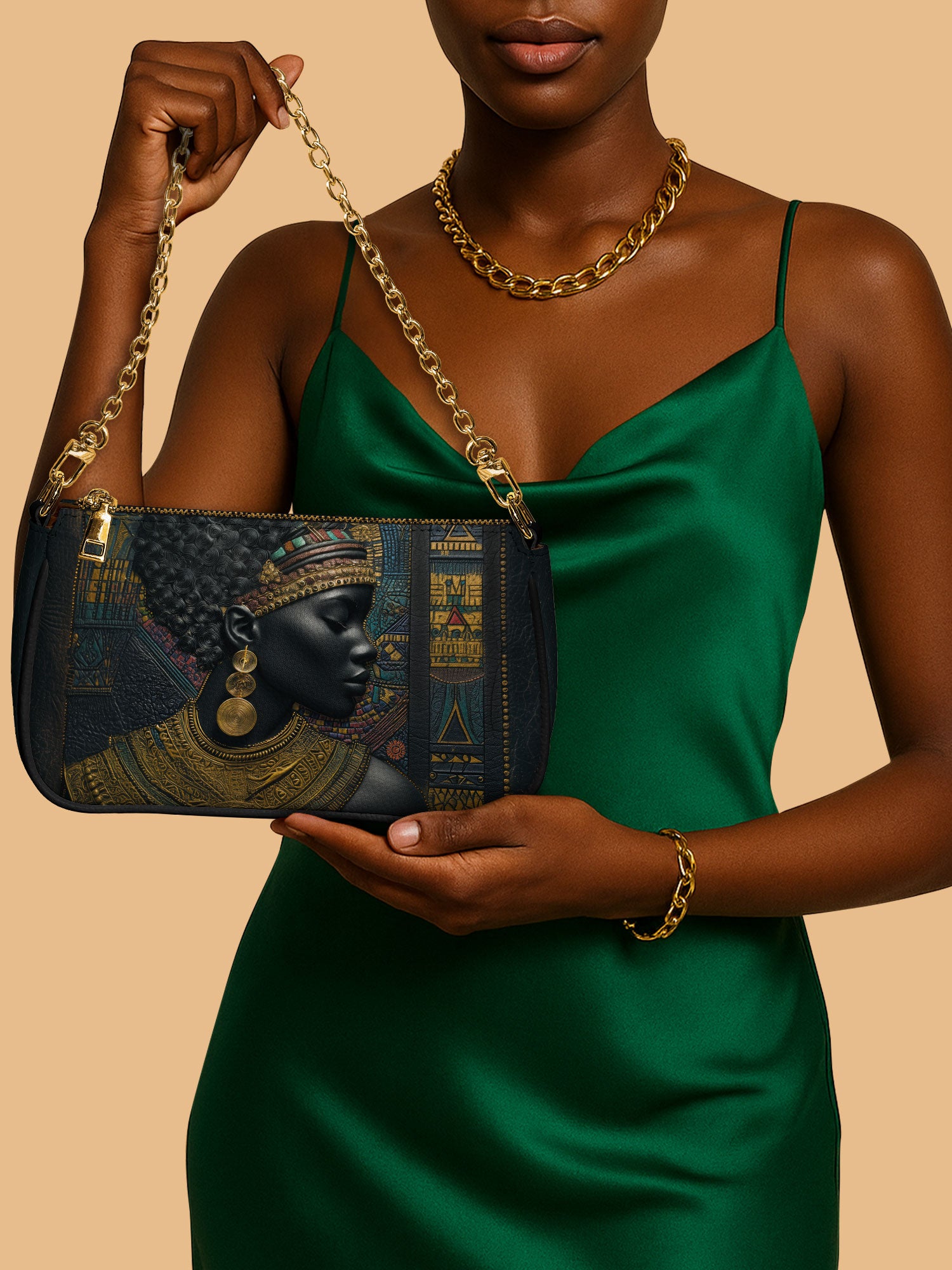 Rooted Grace Classic Zip Pochette QR0XD248