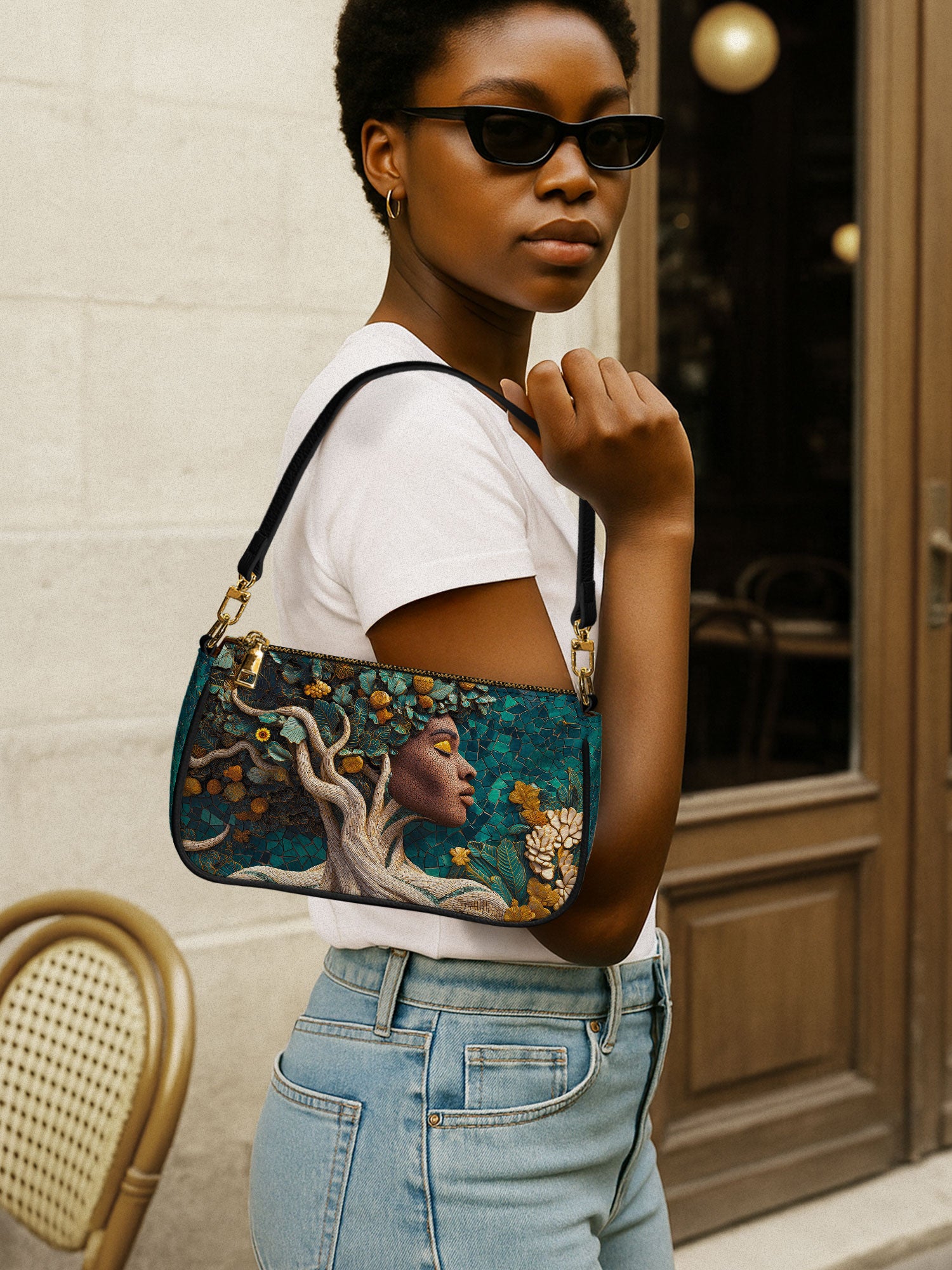 Living Ebony Classic Zip Pochette QR0TV050