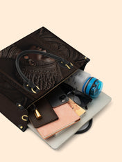 Tribal Grace Empress Premium Leather Handbag QR0XD278