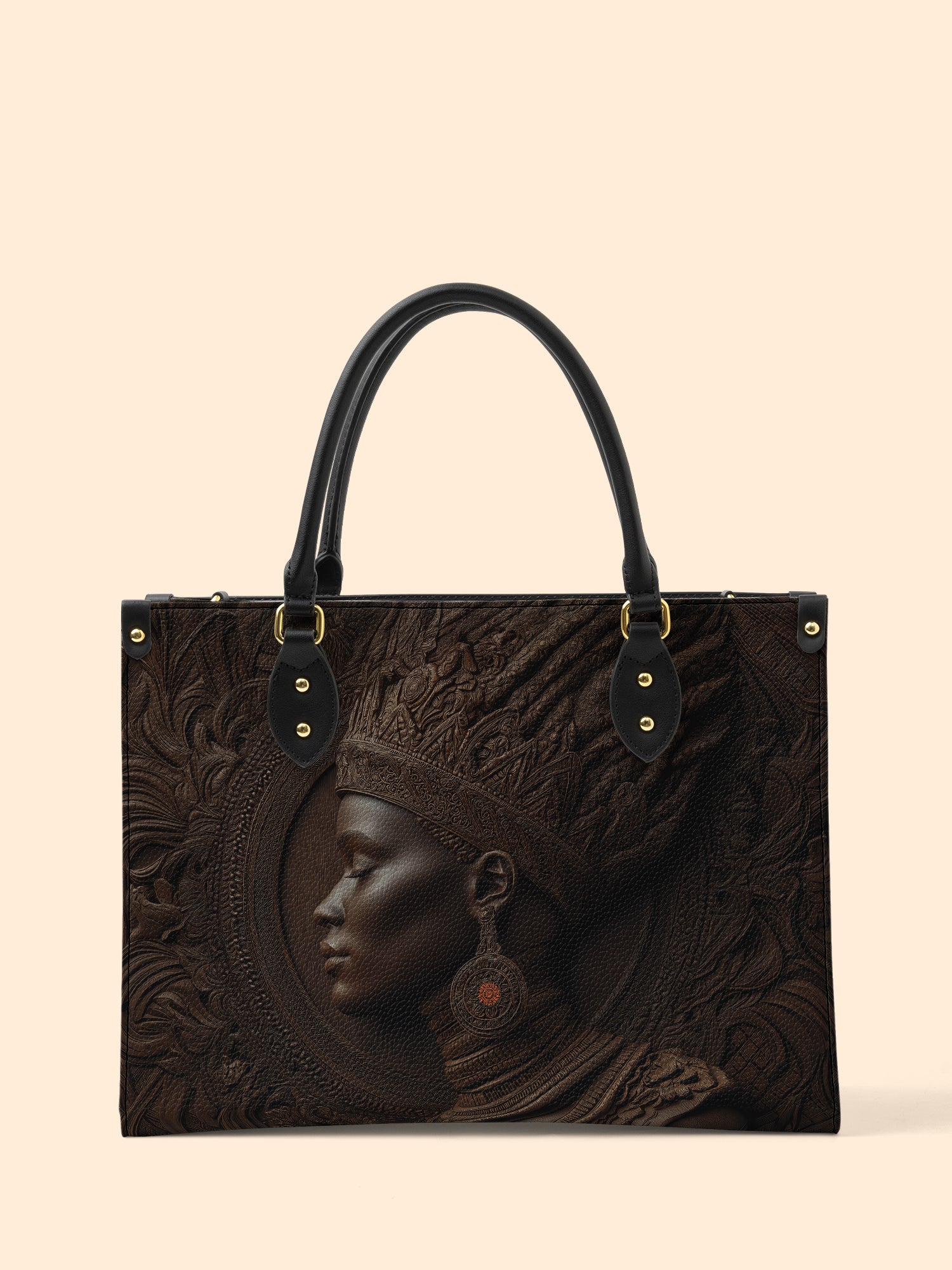 Warrior Queen Spirit Premium Leather Handbag QR0XD276