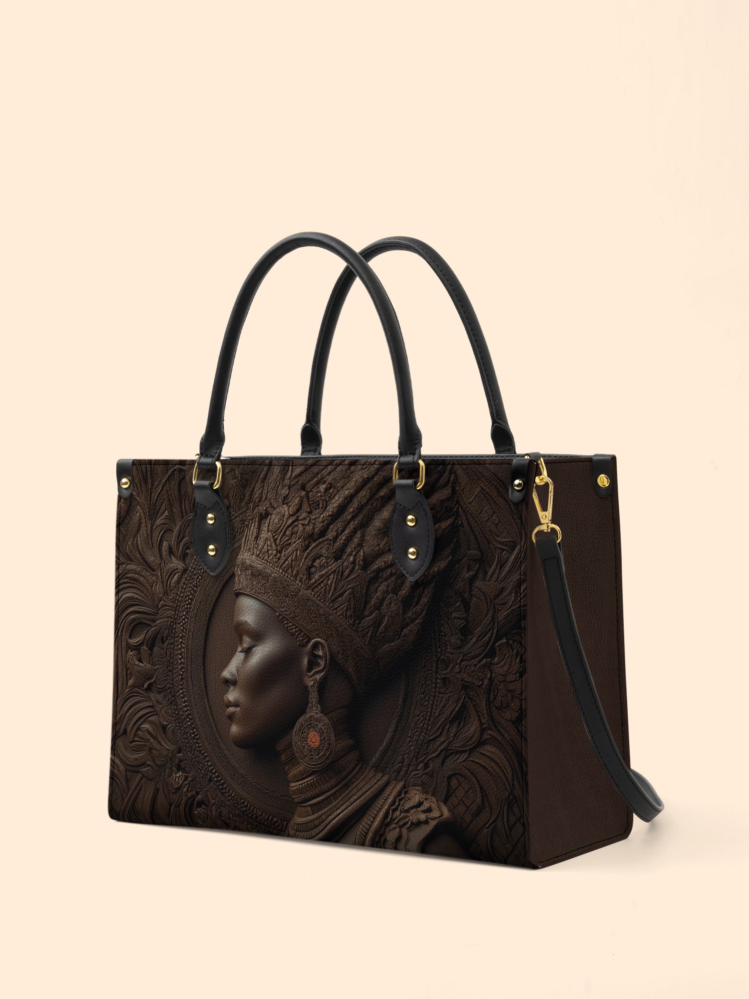 Warrior Queen Spirit Premium Leather Handbag QR0XD276