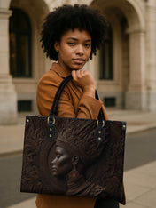 Warrior Queen Spirit Premium Leather Handbag QR0XD276