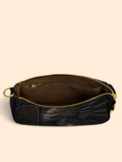 Ebony Crown Queen Classic Zip Pochette QR0XD281