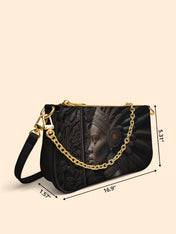Ebony Crown Queen Classic Zip Pochette QR0XD281