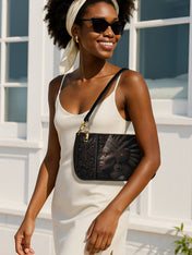 Ebony Crown Queen Classic Zip Pochette QR0XD281