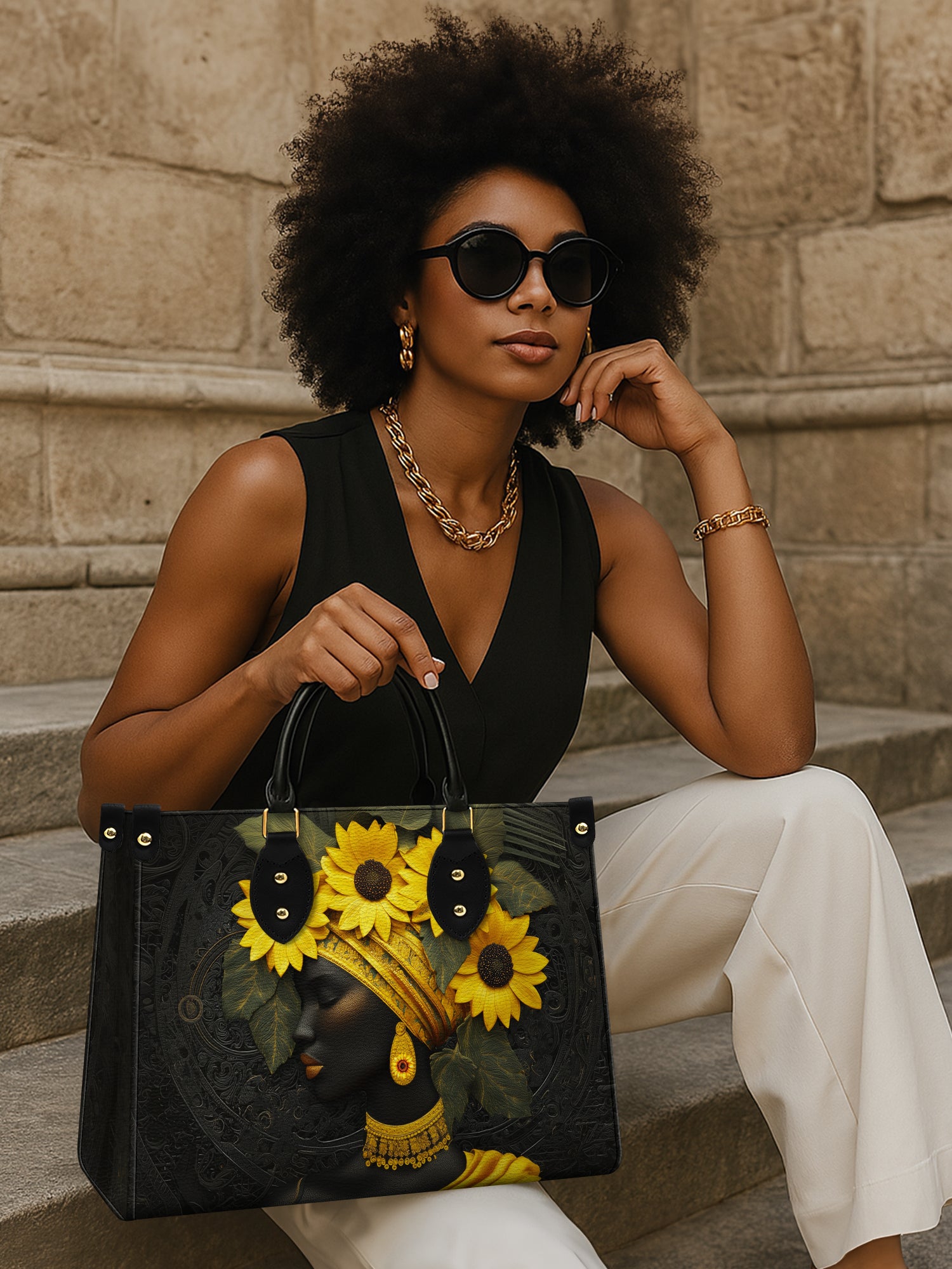 Golden Susan Premium Leather Handbag QR0XD296