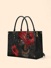 Hibiscus Empress Premium Leather Handbag QR0XD290