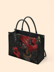 Hibiscus Empress Premium Leather Handbag QR0XD290