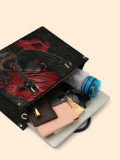 Hibiscus Empress Premium Leather Handbag QR0XD290