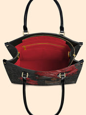 Hibiscus Empress Premium Leather Handbag QR0XD290