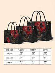 Hibiscus Empress Premium Leather Handbag QR0XD290