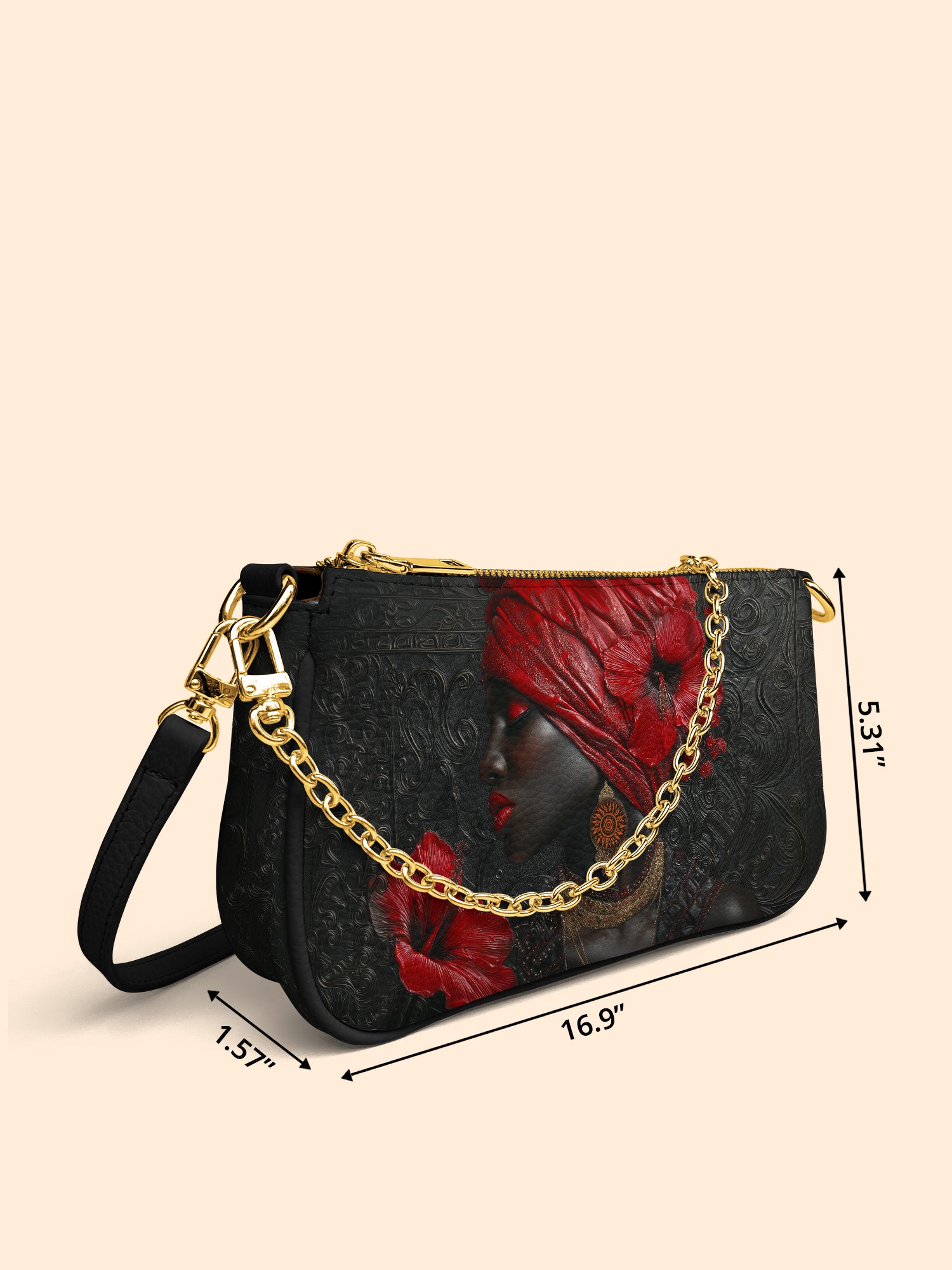 Hibiscus Empress Classic Zip Pochette QR0XD298