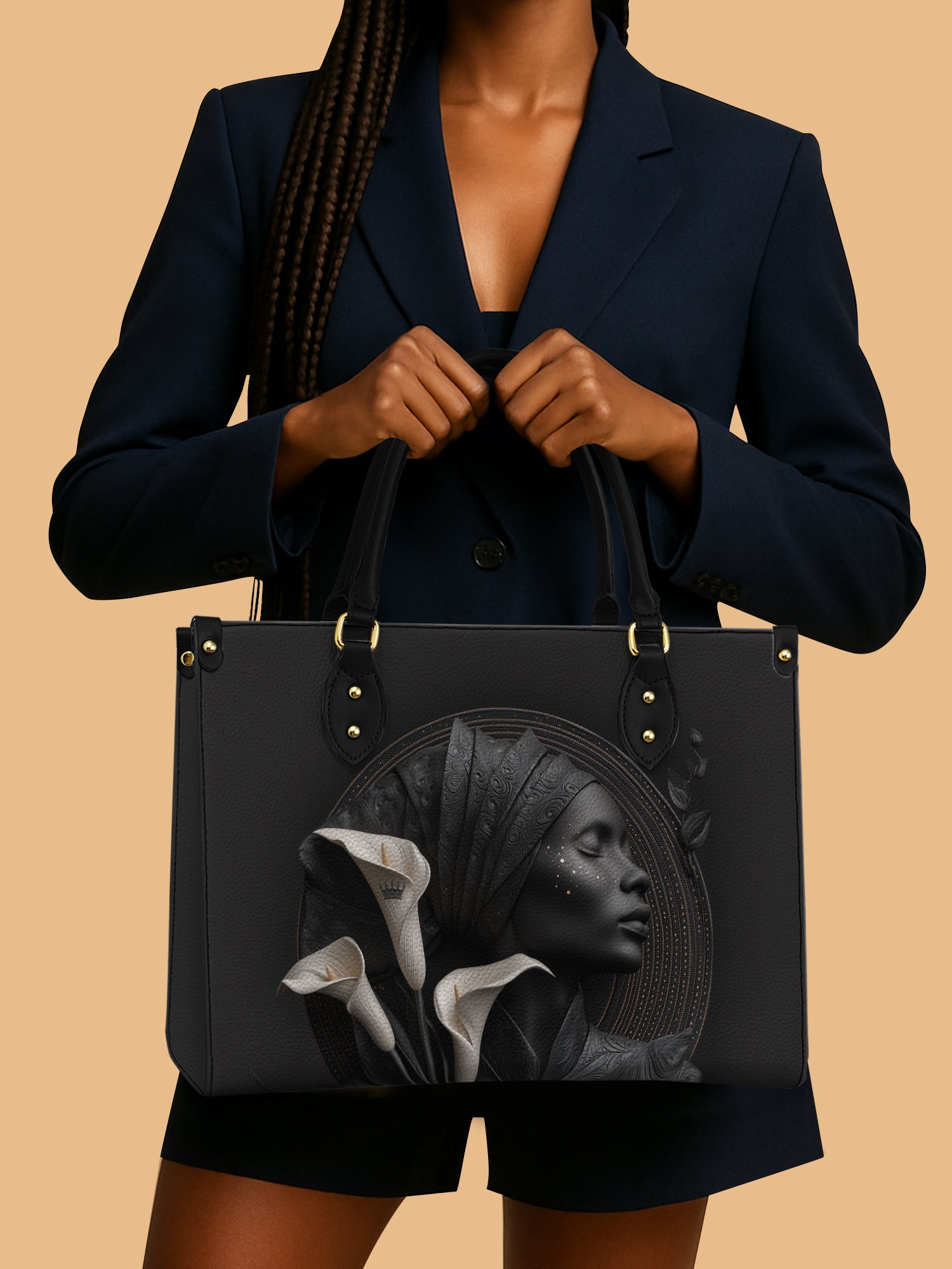 Midnight Grace Premium Leather Handbag QR0TD219