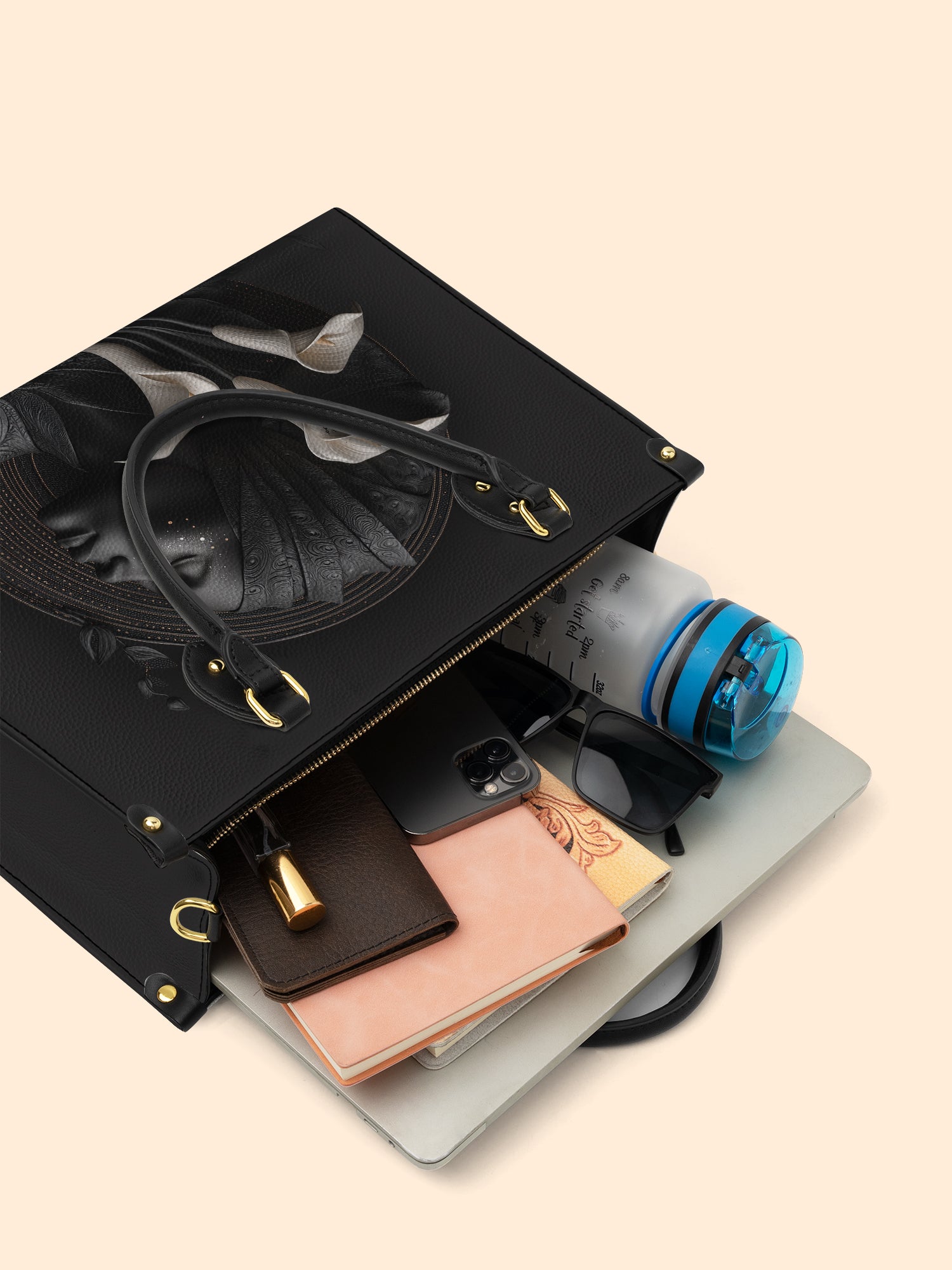 Midnight Grace Premium Leather Handbag QR0TD219