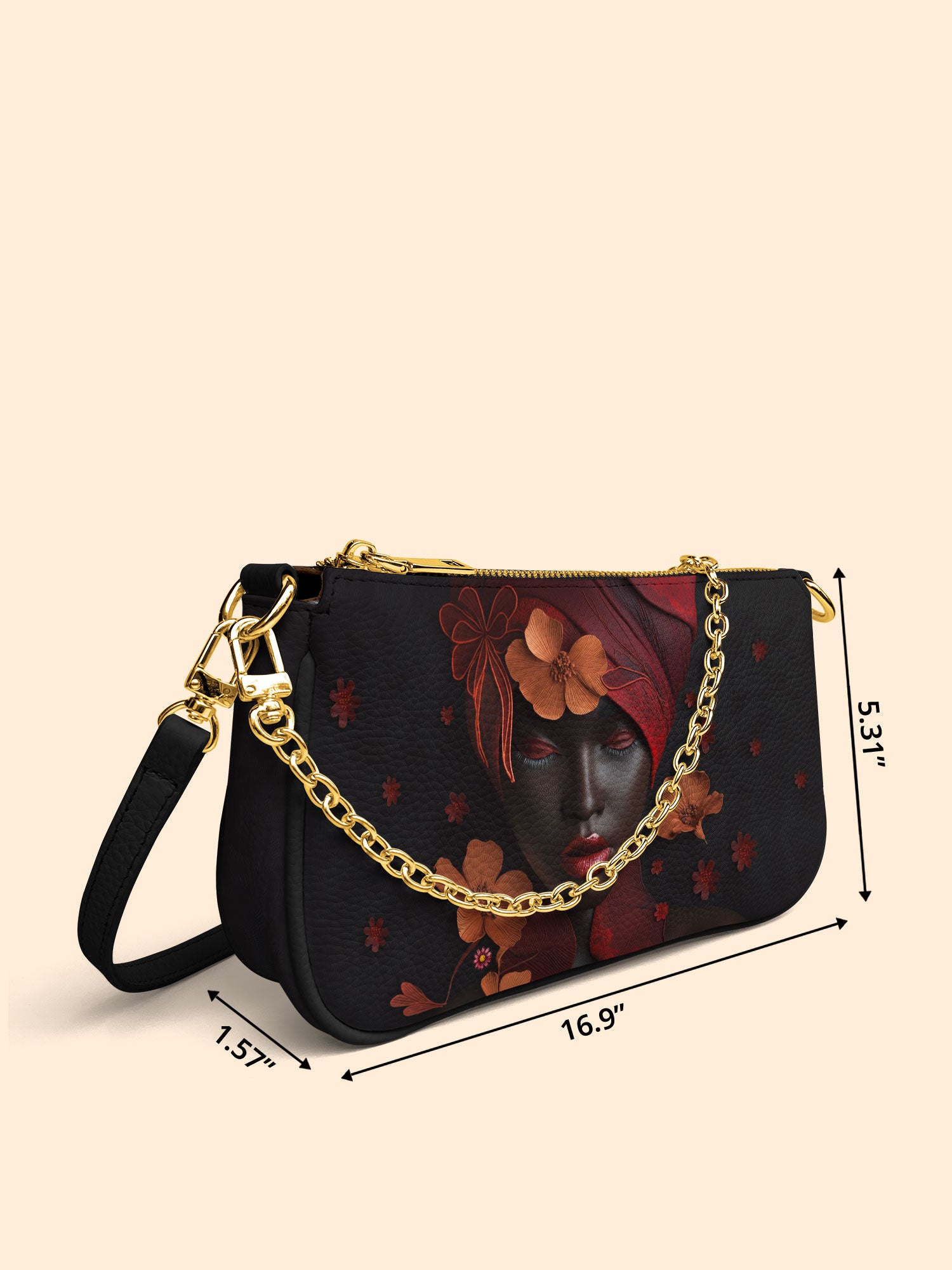 Blush Inferno Classic Zip Pochette QR0TD190