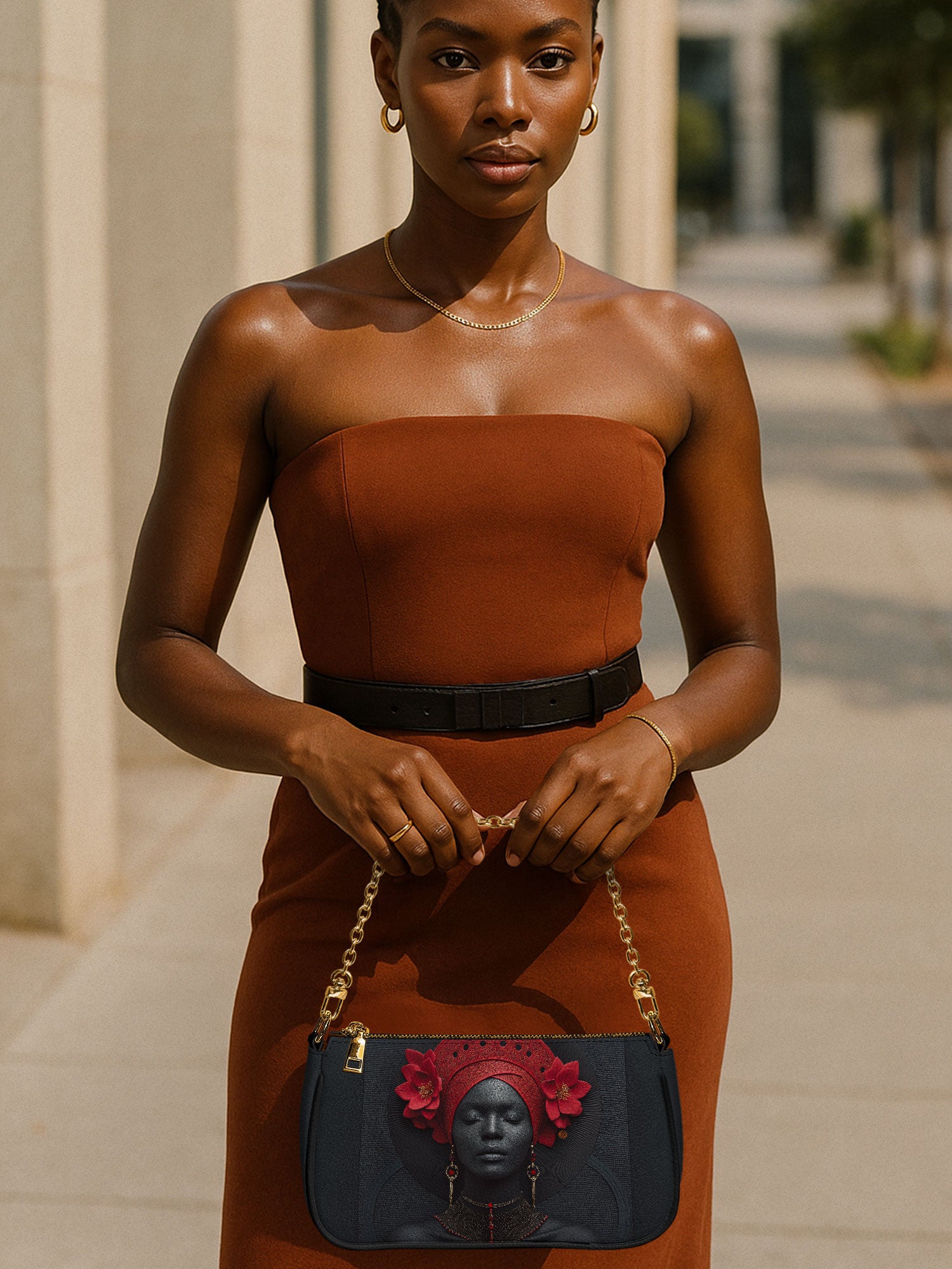 Carmine Ember Classic Zip Pochette QR0TD193