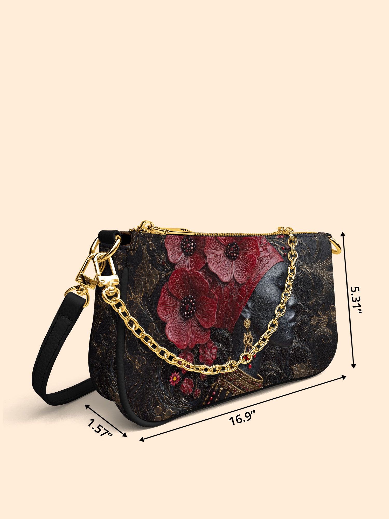 Flare Petal Classic Zip Pochette QR0TD196