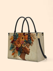 Floral Elegance Premium Leather Handbag QR0HH072