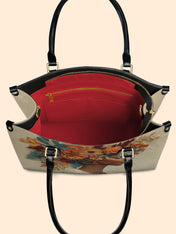 Floral Elegance Premium Leather Handbag QR0HH072
