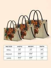 Floral Elegance Premium Leather Handbag QR0HH072