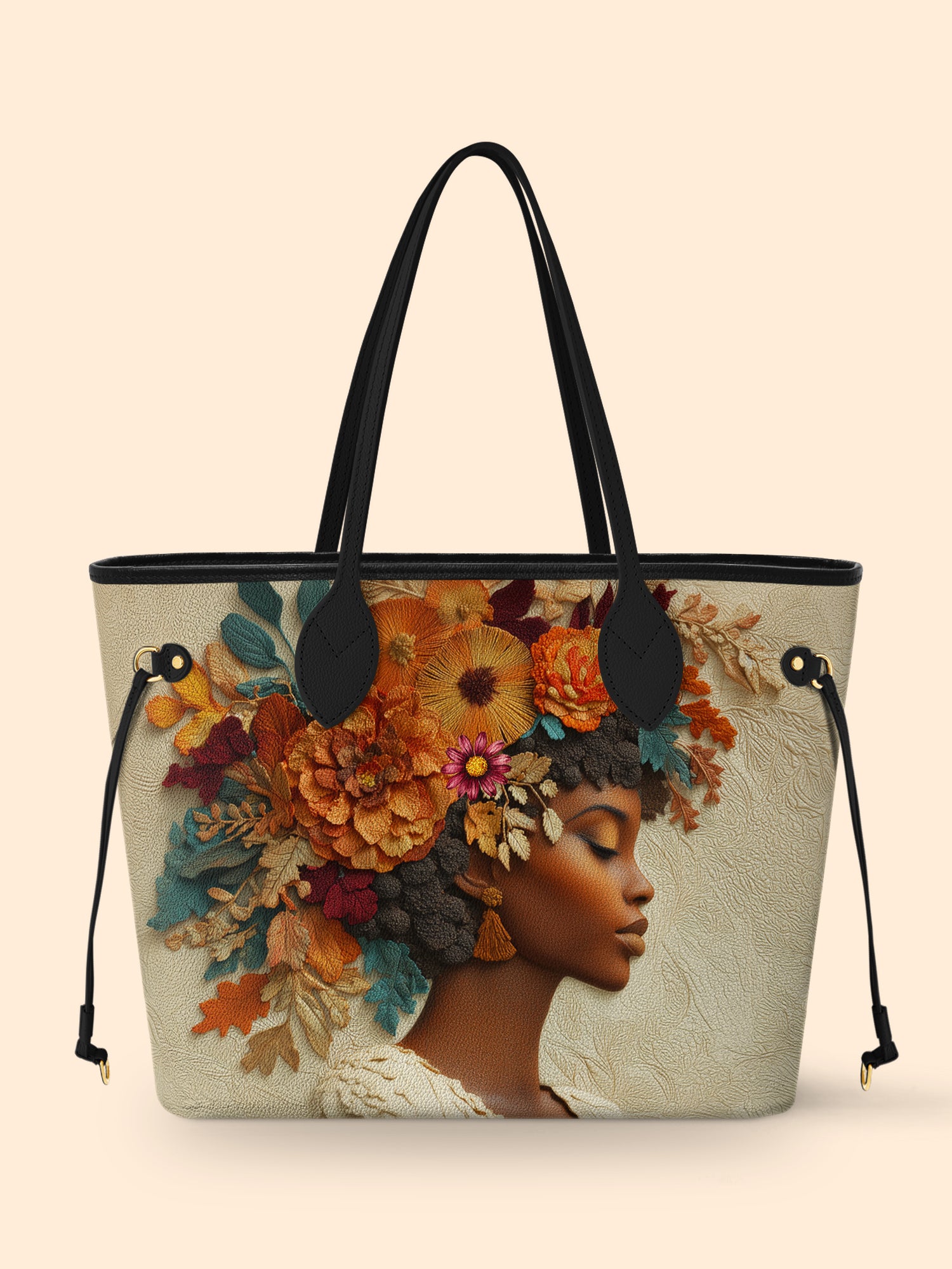 Floral Elegance Classic Shopper Tote QR0HH082