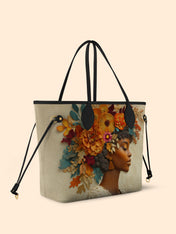 Floral Elegance Classic Shopper Tote QR0HH082