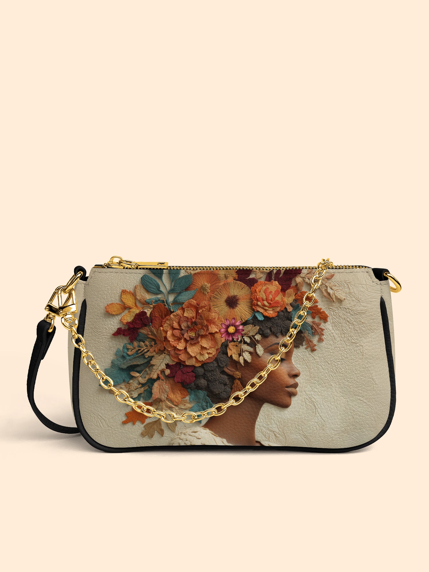 Floral Elegance Classic Zip Pochette QR0HH077