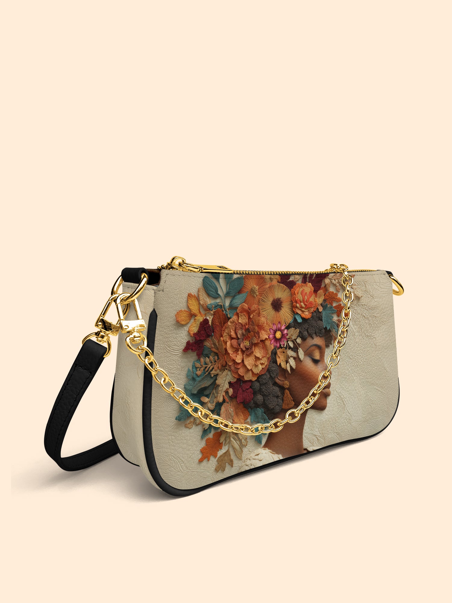 Floral Elegance Classic Zip Pochette QR0HH077