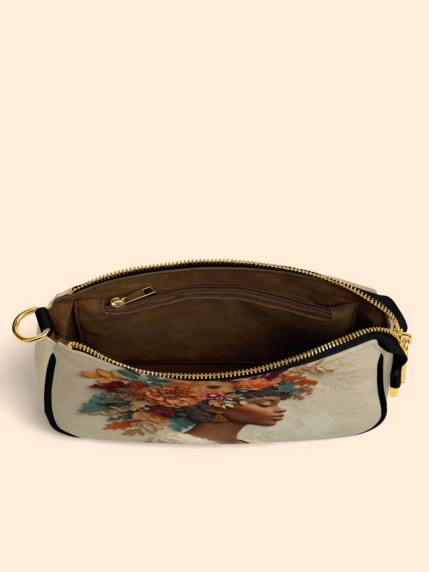 Floral Elegance Classic Zip Pochette QR0HH077