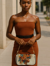 Floral Elegance Classic Zip Pochette QR0HH077