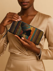 Brown Radiance Slimline Zippy Wallet QR0TV090