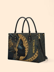 Ebon Halo Premium Leather Handbag