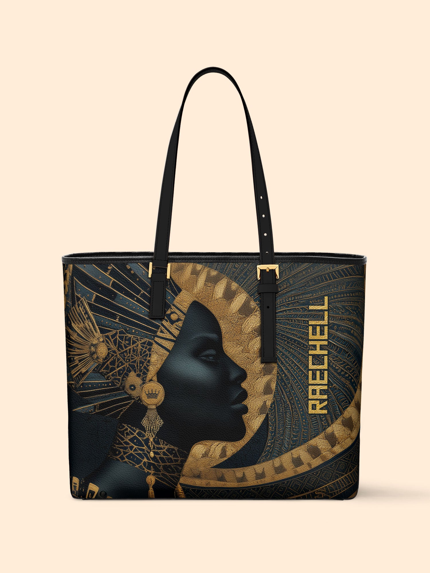 Ebon Halo Sleek Leather Tote