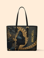 Ebon Halo Sleek Leather Tote