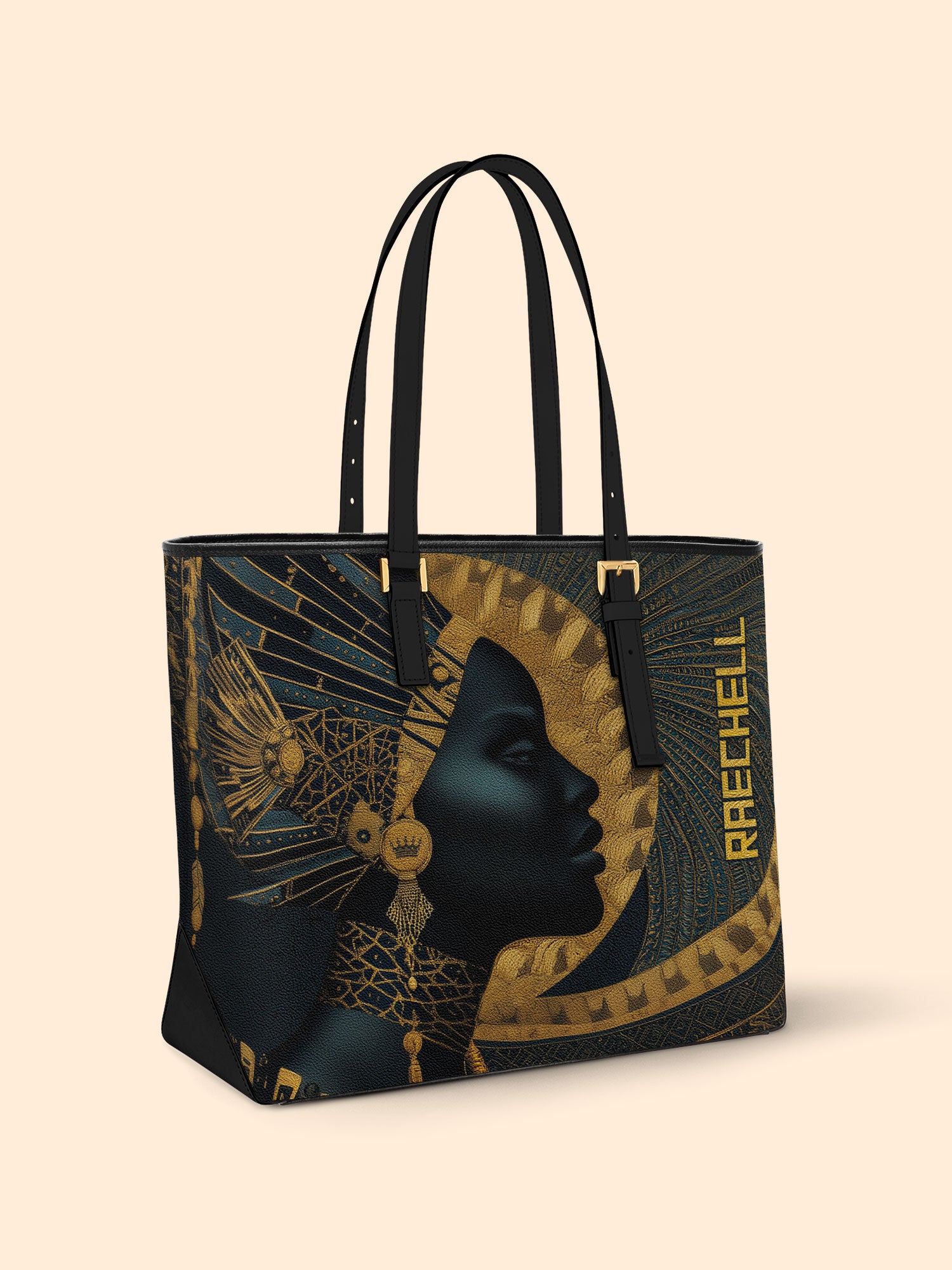 Ebon Halo Sleek Leather Tote