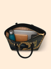 Ebon Halo Sleek Leather Tote