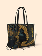 Ebon Halo Sleek Leather Tote