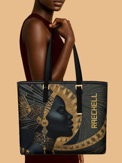 Ebon Halo Sleek Leather Tote