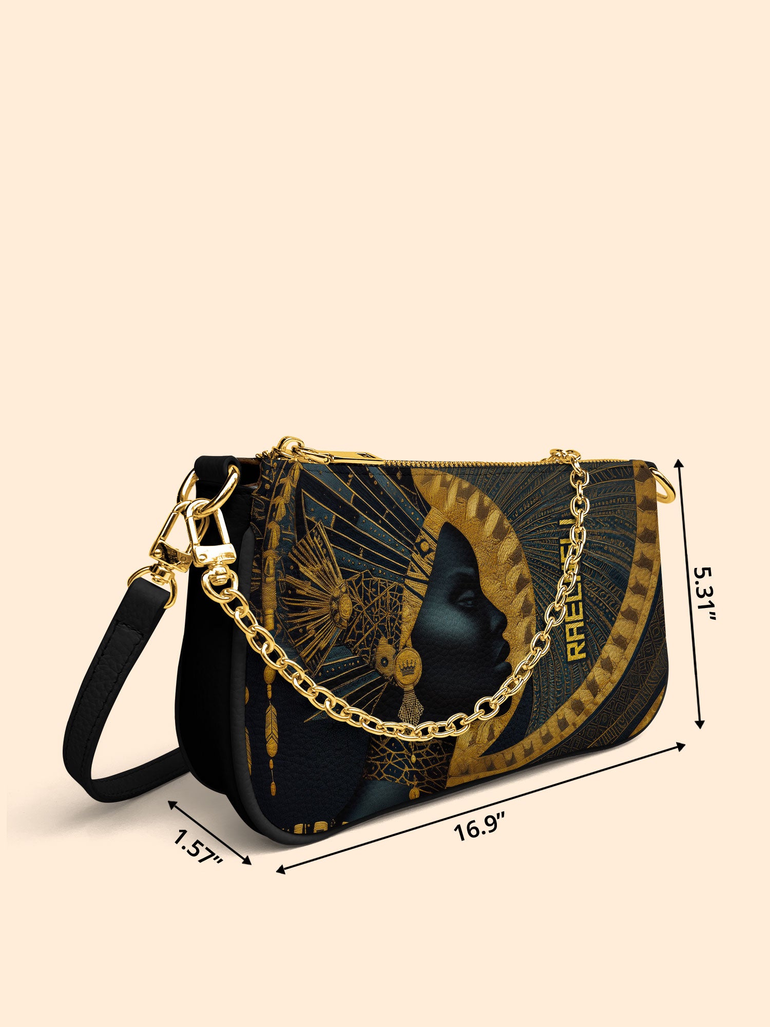 Ebon Halo Classic Zip Pochette