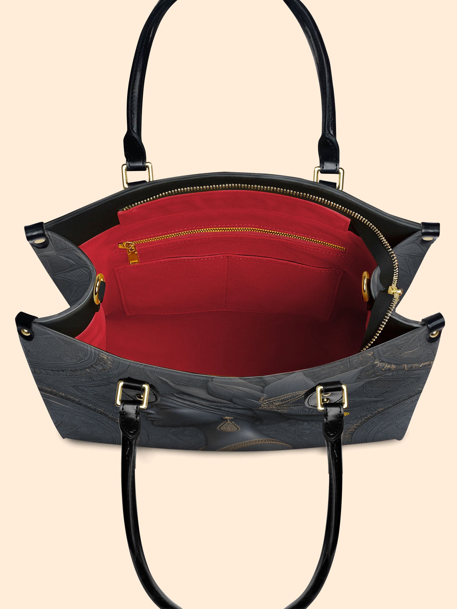 Obsidian Queen Premium Leather Handbag QR0TV097