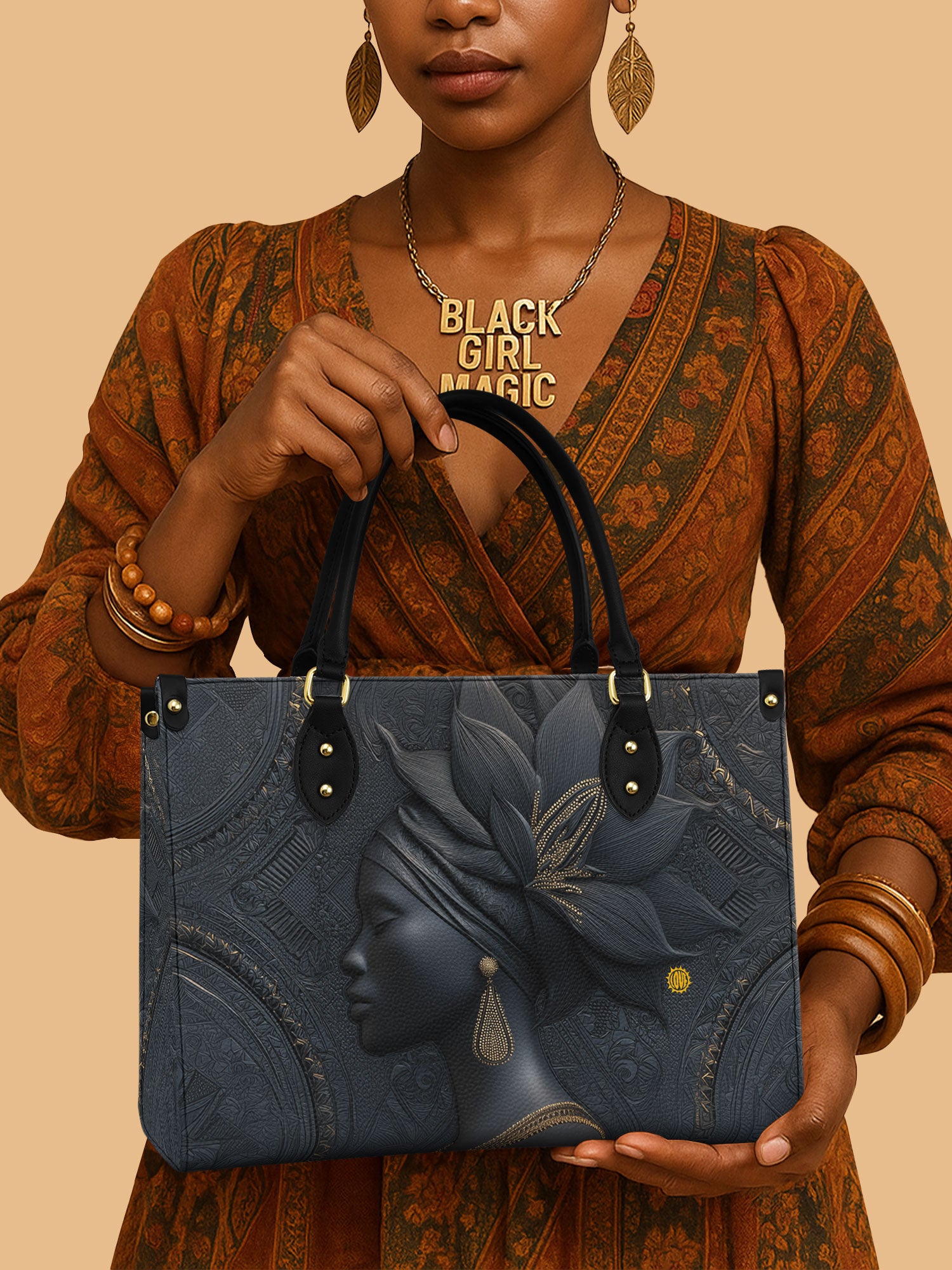 Obsidian Queen Premium Leather Handbag QR0TV097