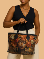 Afro Flora Classic Shopper Tote QR0TV106