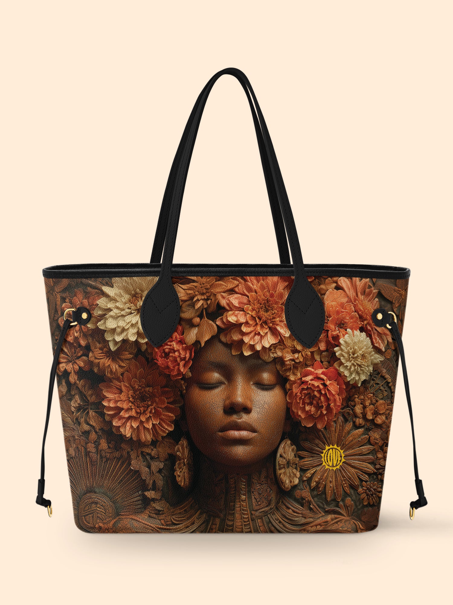 Afro Flora Classic Shopper Tote QR0TV106
