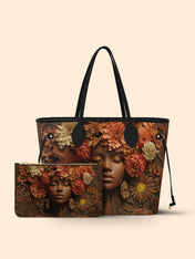 Afro Flora Classic Shopper Tote QR0TV106