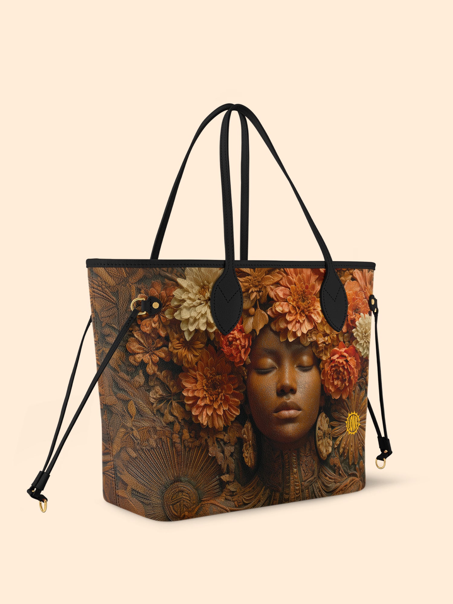 Afro Flora Classic Shopper Tote QR0TV106