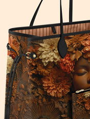 Afro Flora Classic Shopper Tote QR0TV106