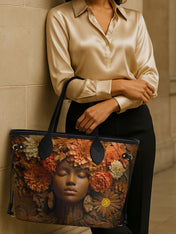 Afro Flora Classic Shopper Tote QR0TV106