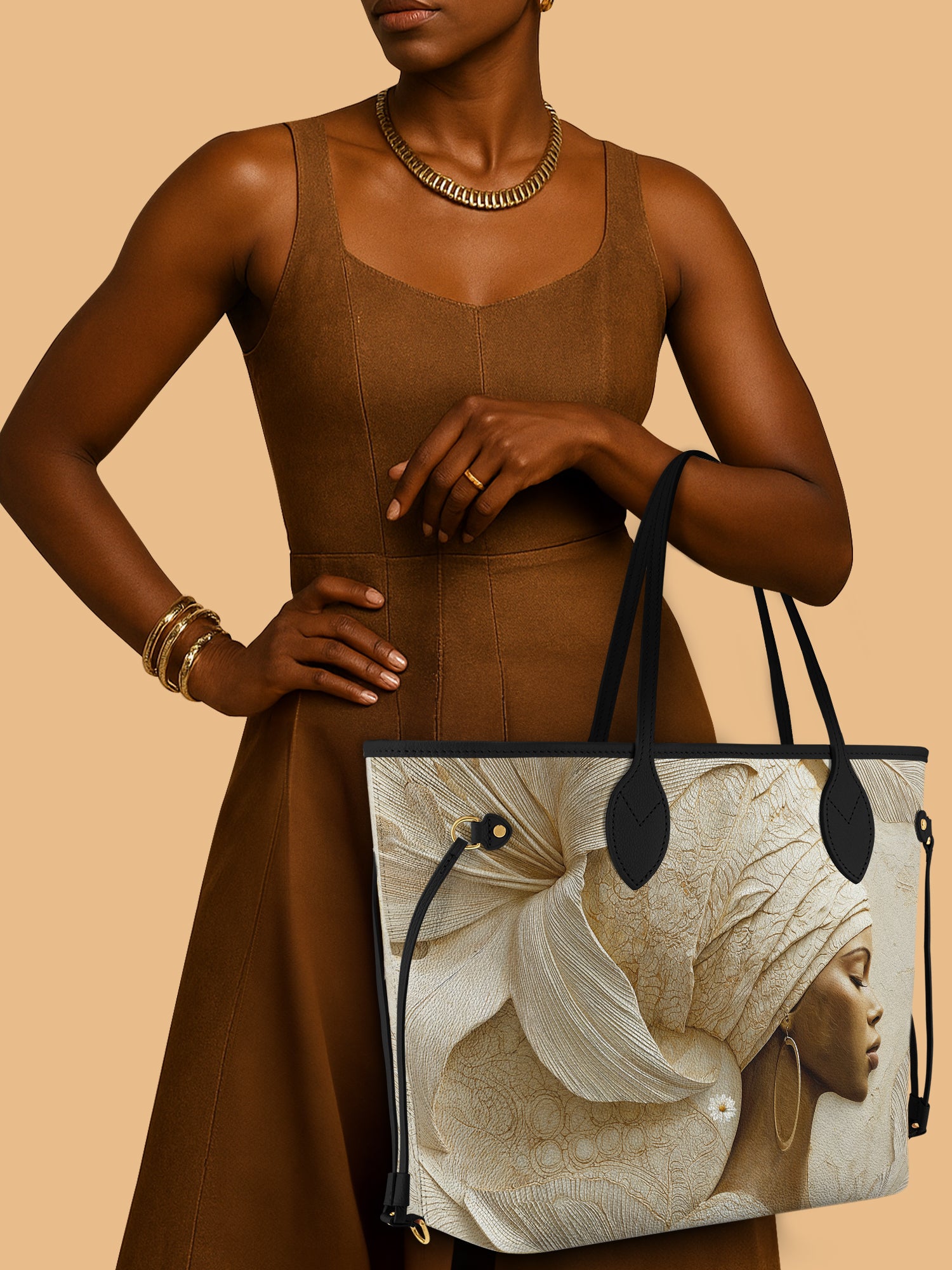 Blossom Goddess Classic Shopper Tote QR0TV115